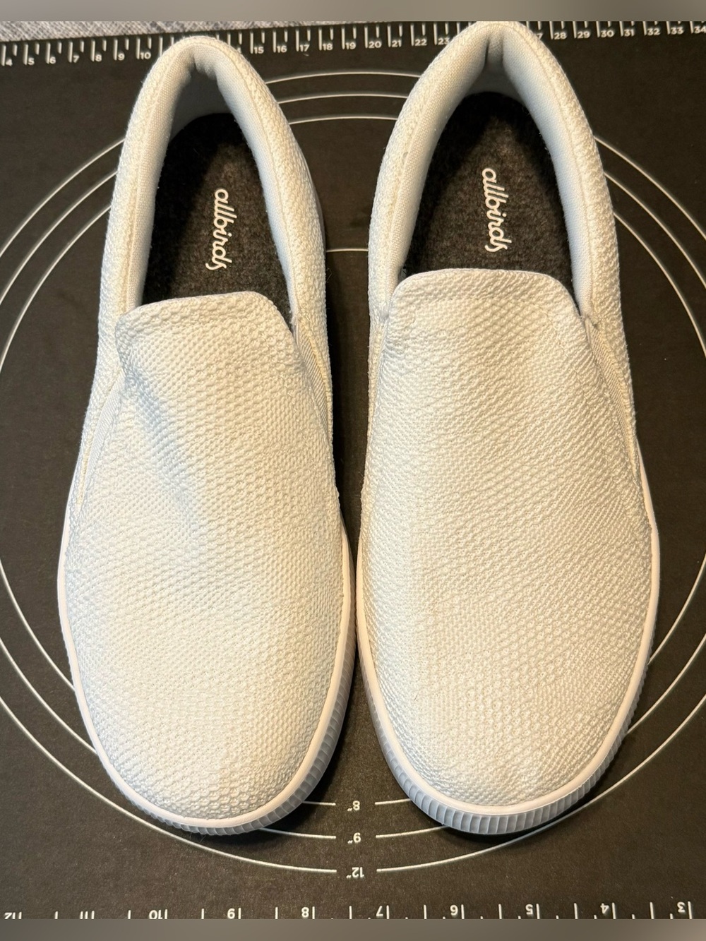 allbirds White Slip-On Wool Sneakers